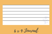 Load image into Gallery viewer, CREATE YOUR OWN BOOK - Today's Thoughts 6" by 9" Journal (PDF and PPTX)