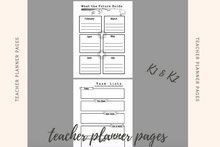 Load image into Gallery viewer, CREATE YOUR OWN BOOK - Teacher Planner Pages - KDP Interiors in PPTX