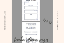 Load image into Gallery viewer, CREATE YOUR OWN BOOK - Teacher Planner Pages - KDP Interiors in PPTX