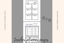 Load image into Gallery viewer, CREATE YOUR OWN BOOK - Teacher Planner Pages - KDP Interiors in PPTX