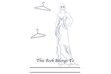 Load image into Gallery viewer, CREATE YOUR OWN BOOK -High Fashion Design Sketchbook Interior PDF for KDP, 8.5" by 11", 100 Pages