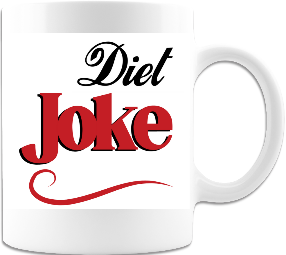 Diet Joke Coffee Mug - Funny Statement Pun Mug - Paleo Vegan Keto Gag Gift