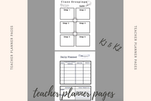 Load image into Gallery viewer, CREATE YOUR OWN BOOK - Teacher Planner Pages - KDP Interiors in PPTX
