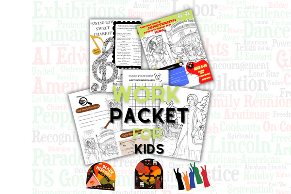 About Black History Month Work Packet for Kids Graphic